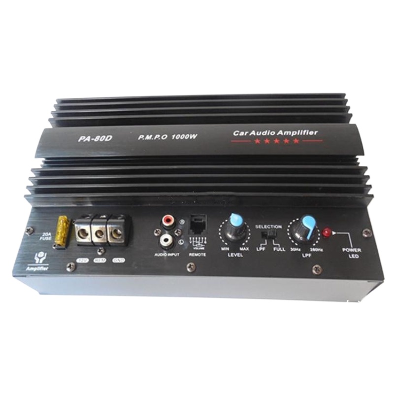 Hifi Amplifier Board - 12V Hochleistungs-HIFI-Audioverstärkerplatine, Aktiver Auto-Subwoofer, Passend für