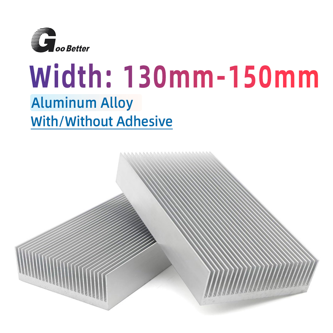 Heatsink Aluminum - DIY-Kühler, Aluminium-Kühlkörper, Gitterform, Kühler-Kühlkörper-Chip für IC-LED-Leistungstransistor,