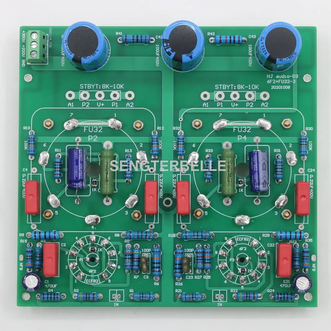 Hifi Amplifier Board - HiFi FU32+ 6F2 Stereo Röhrenverstärkerplatine PP