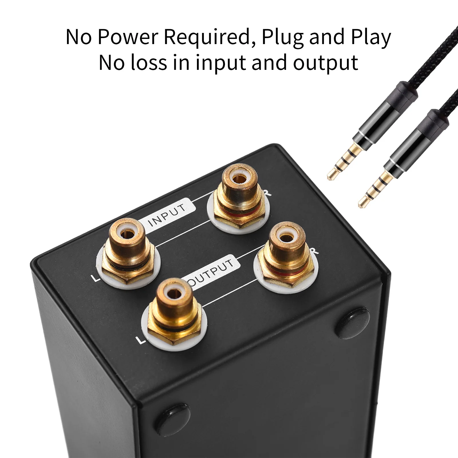 Passive Preamp - Mini Geräuscharmer Lautstärkeregler Passiver Vorverstärker Aktiver