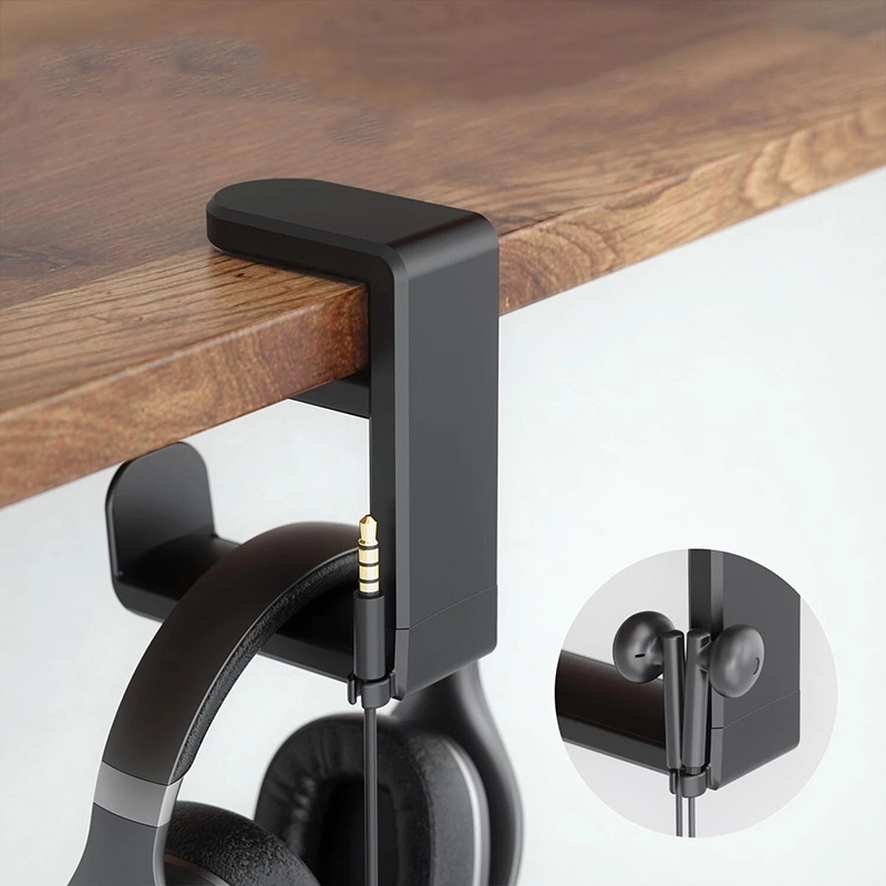 Headphone Parts - Universeller Desktop 360 ° Drehbarer Kopfhörerständer