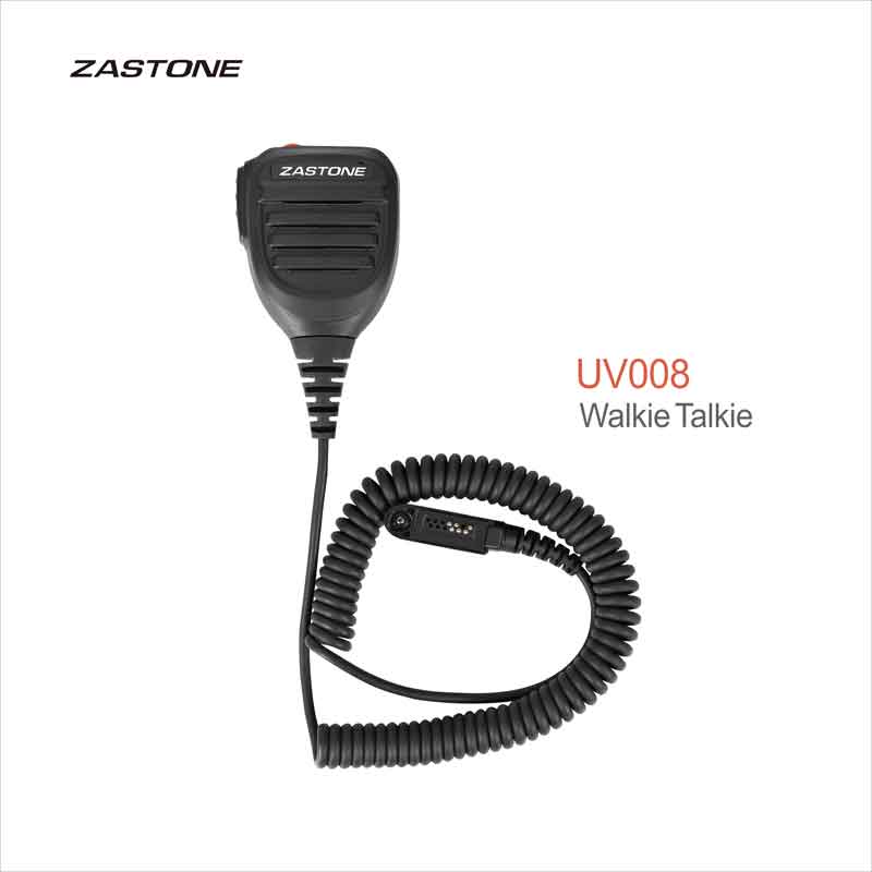 Speaker Terminal - ZASTONE UV008 Mikrofon Walkie Talkie Megaphon