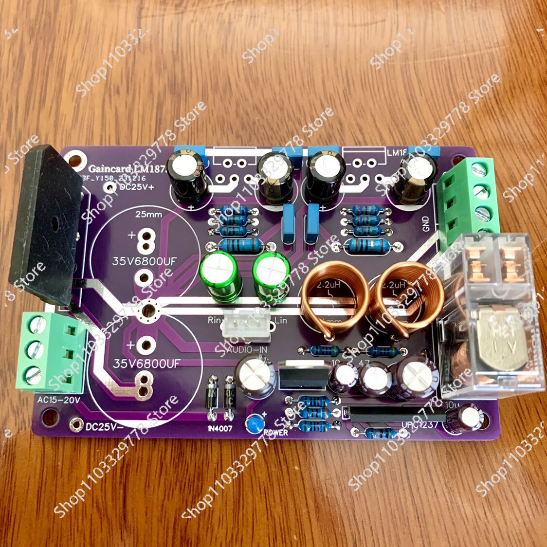 Hifi Amplifier Board - Neue, überarbeitete GC-Version Fever-Leistungsverstärkerplatine 2.0-Kanal-Stereo DIY-Teile