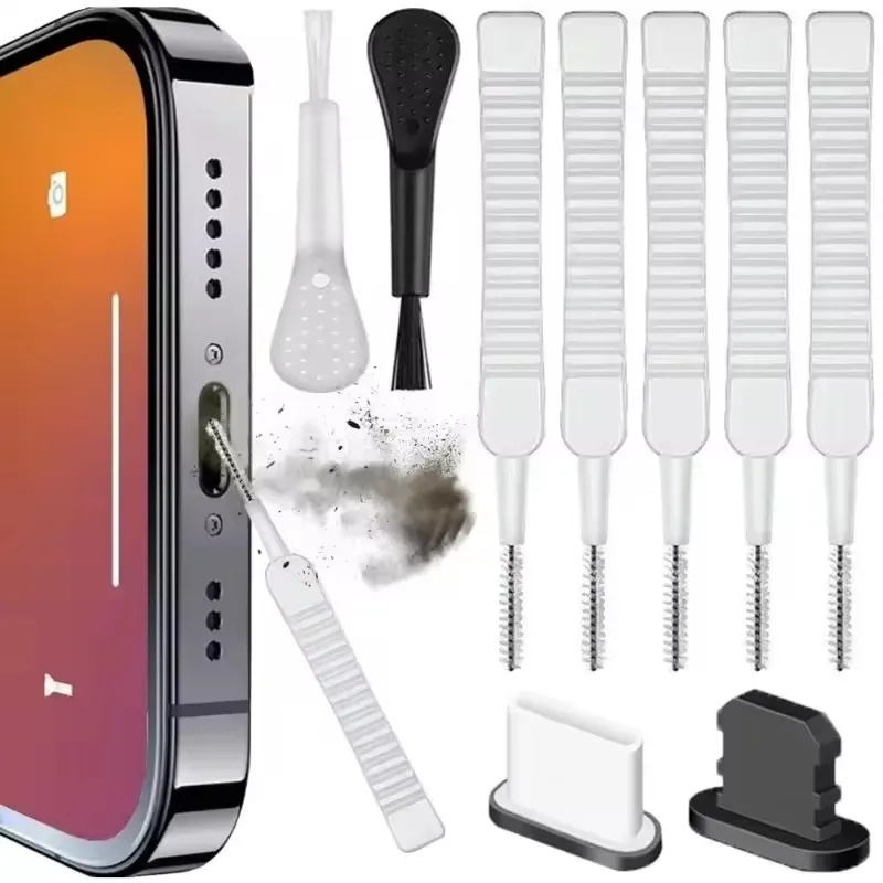 Diy Headphone - Reinigungsset für Handy-Lautsprecher und Ladeanschluss, Staubschutz