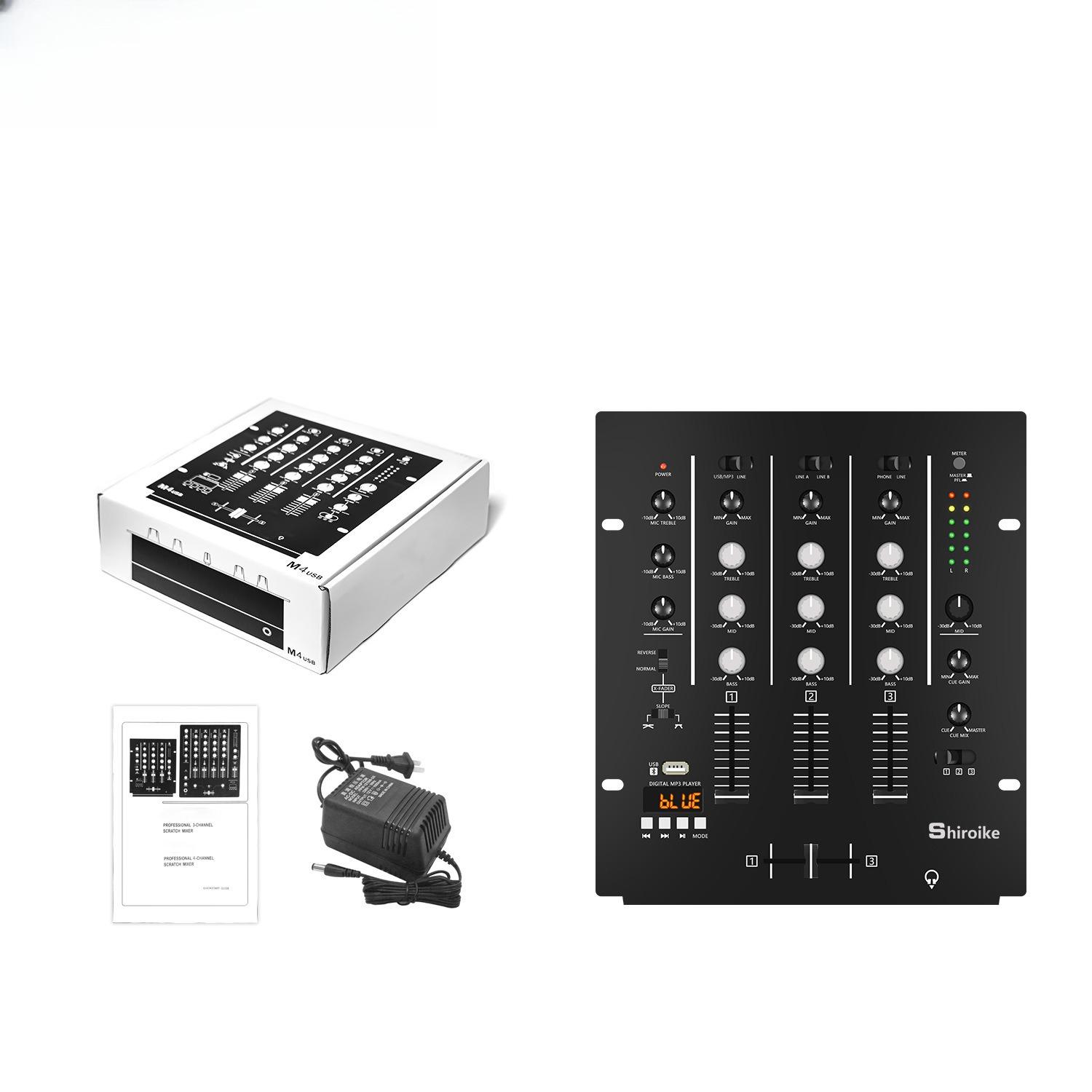 4-Kanal-DJ-Mixer, Professionel – Audio Interface Bewertung und Preis