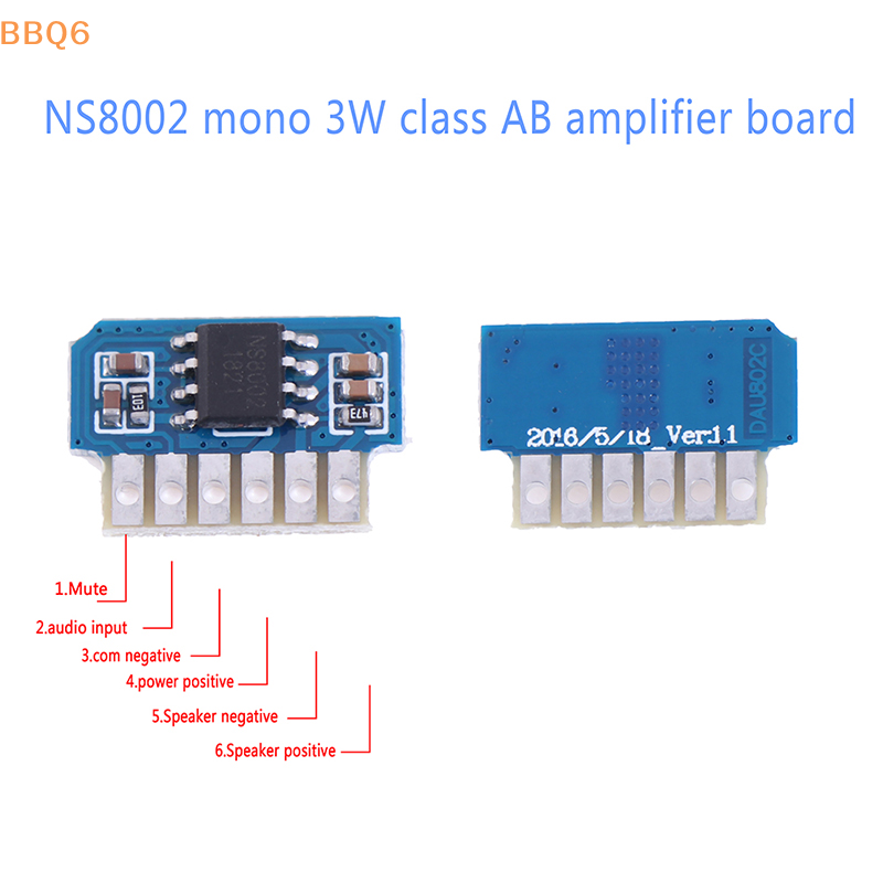 1/2/5 Stück DC 3V 3,7V 5V Klas – Audio Amplifier Board Bewertung und Preis