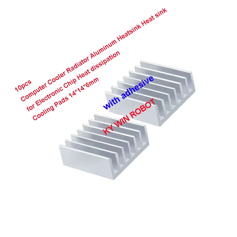 10 Stück Mini-Klebe-Aluminium- – Heatsink Aluminum Bewertung und Preis