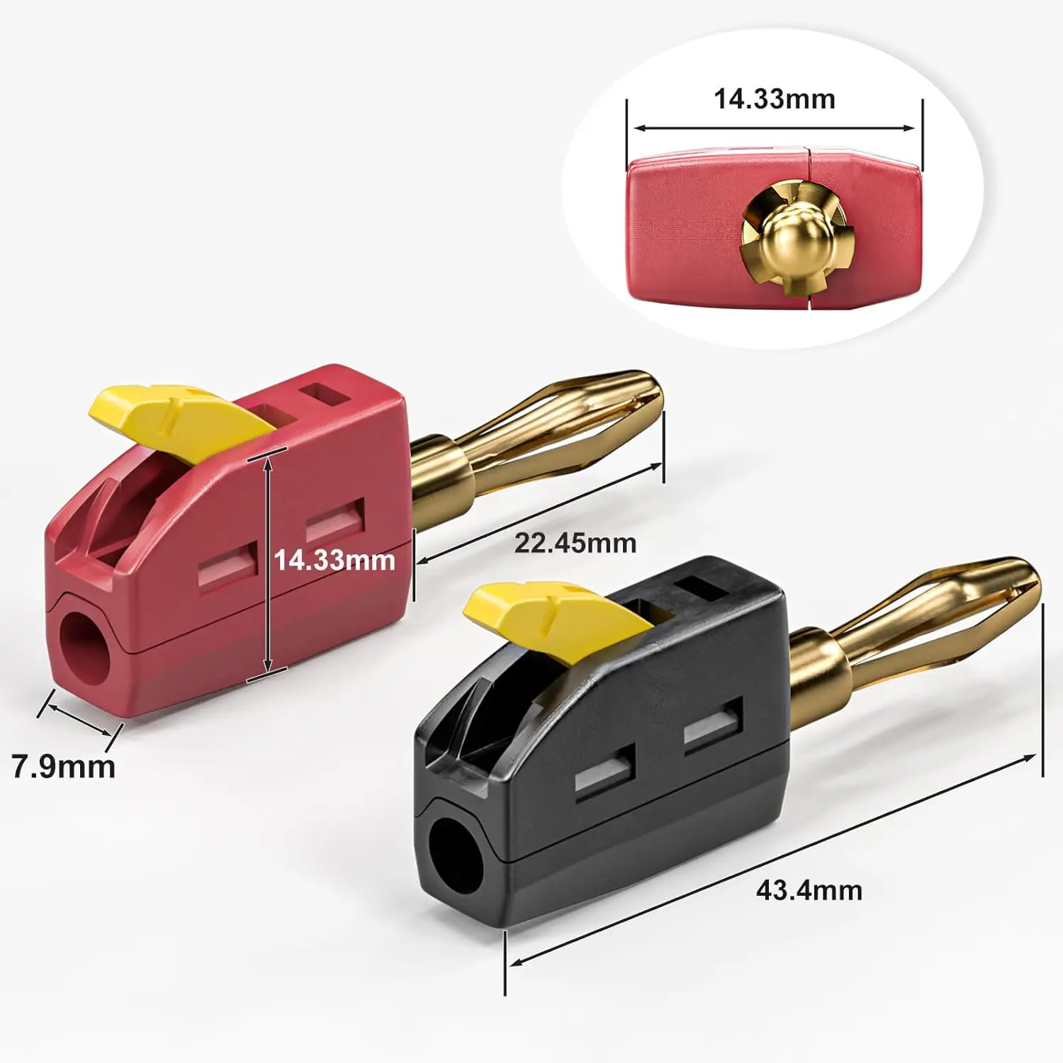 Tragbarer 32A 4mm Bananensteck – Banana Plug Bewertung und Preis