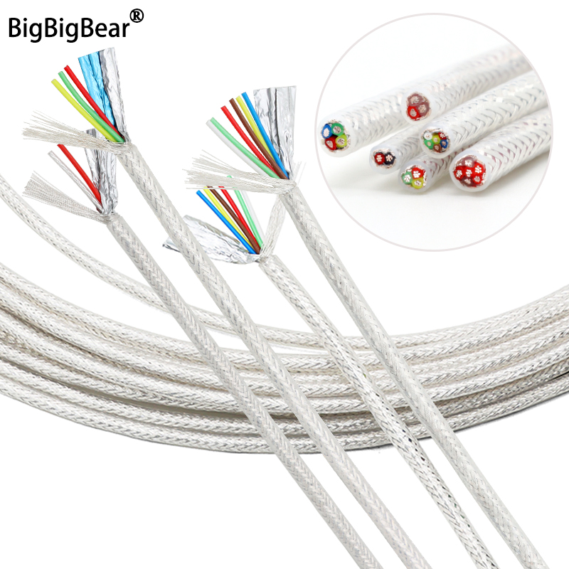 1/5/10 m FEP-geschirmte Drähte – Audio Jumper Wire Bewertung und Preis