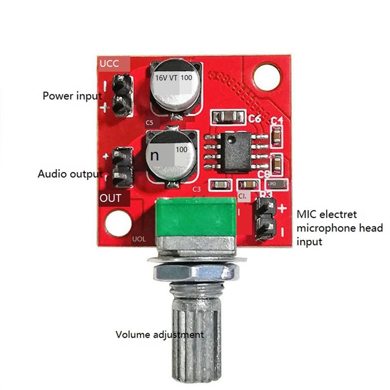 -[A51I Digital]LM386 Elektret- – Audio Amplifier Board Bewertung und Preis