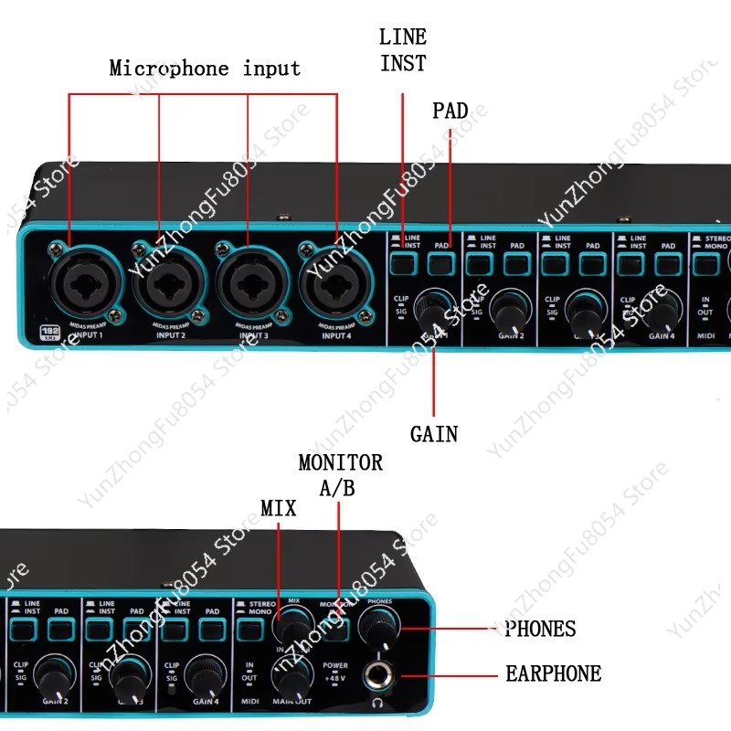 Professionelle 4x4 USB-Compute – Audio Interface Bewertung und Preis