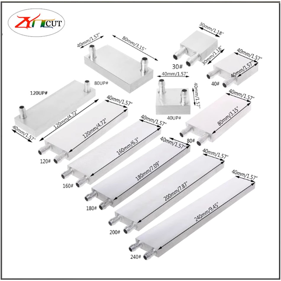 40 80 mm CPU-Wassergekühlter A – Heatsink Aluminum Bewertung und Preis