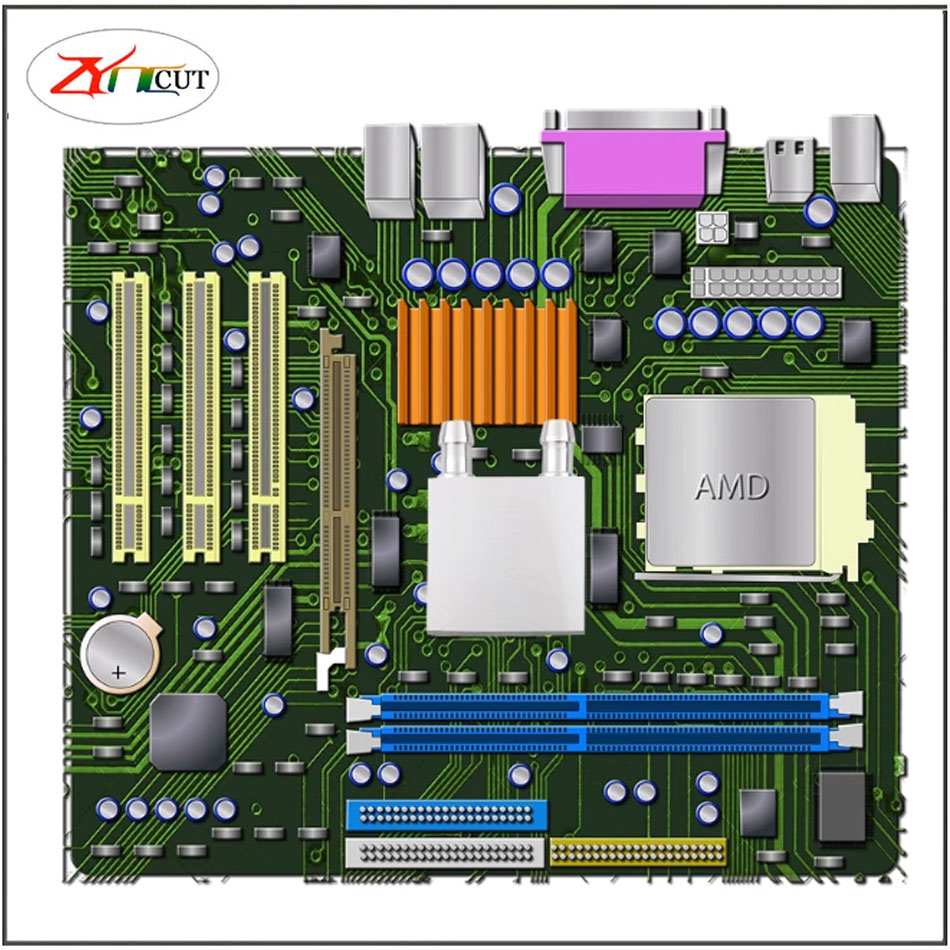 40 80 mm CPU-Wassergekühlter A – Heatsink Aluminum Bewertung und Preis