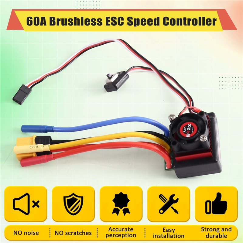 AINY-60A Bürstenloser ESC-Gesc – Banana Plug Bewertung und Preis