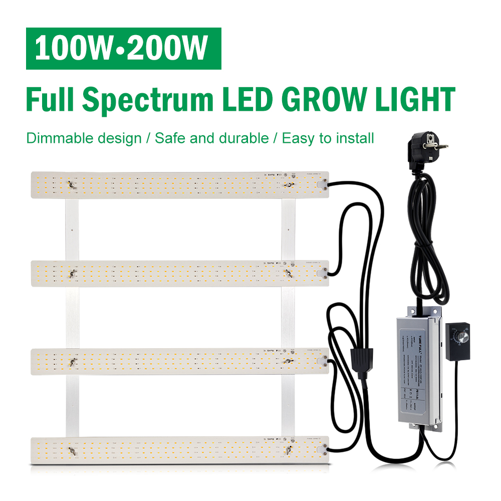 🌴 100W 200W LED-Wachstumslampe – Knob Aluminum Bewertung und Preis