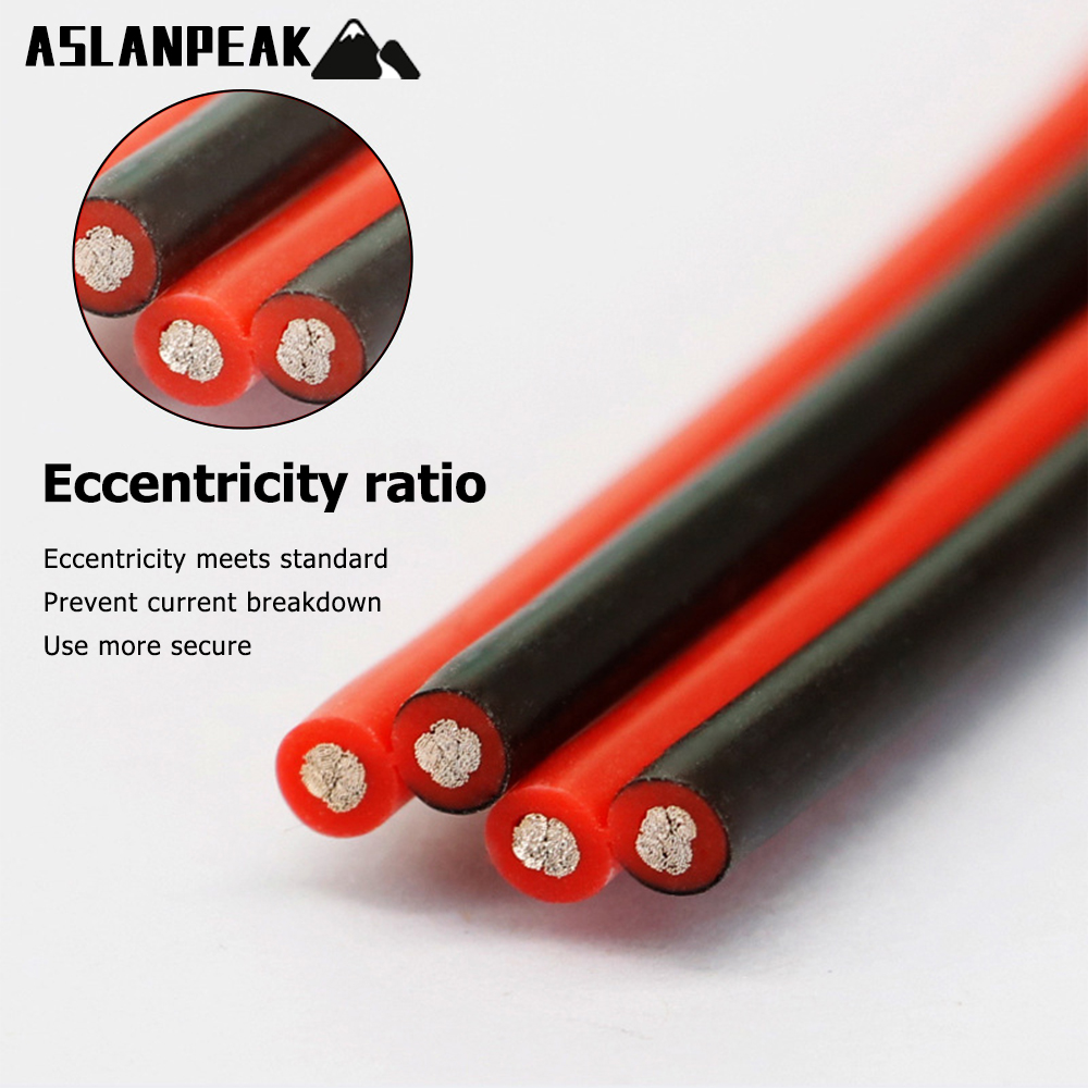 2-poliges Kabel, schwarz in ro – Audio Jumper Wire Bewertung und Preis