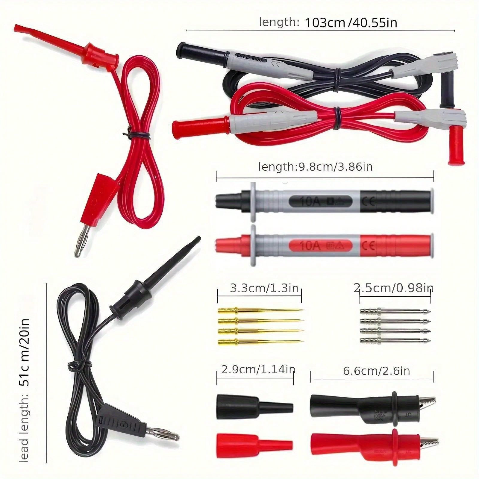 18 stücke P1308B Test Blei Kit – Banana Plug Bewertung und Preis